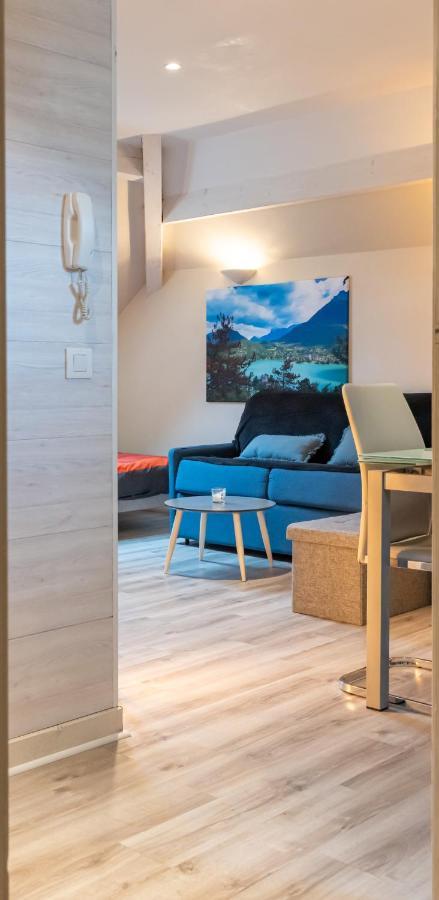 Au Bord Du Lac D'Annecy, Logement Type Loft, Dans Residence Avec Plage Et Ponton Privee Duingt Exterior photo